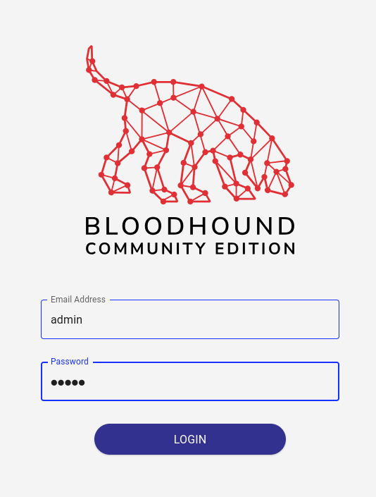 BloodHound login