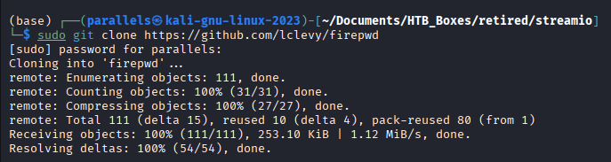 firepwd decrypting the Firefox profile credentials